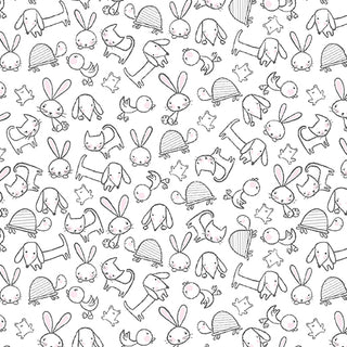 DOODLE BABY SO LOVED ANIMAL TOSS WHT 13223F09B