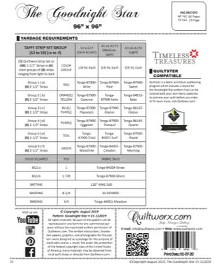 THE GOODNIGHT STAR - QUILTWORX.COM