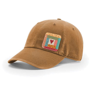 LORI HOLT BAKED WITH LOVE LEATHER PATCH BASEBALL HAT