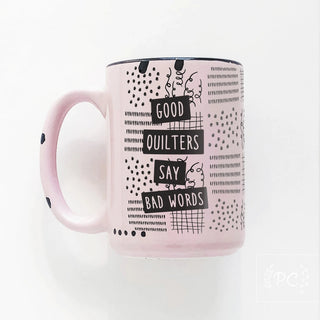 GOOD QUILTERS MUG PINK