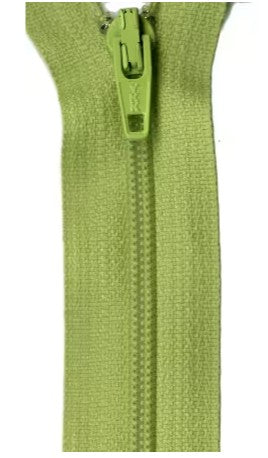 14" ZIPPER, KEY LIME PIE