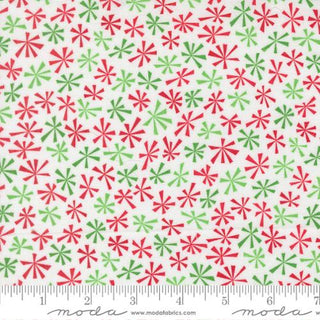 SNOW TIME TINSEL RED GREEN WHITE 22507-11