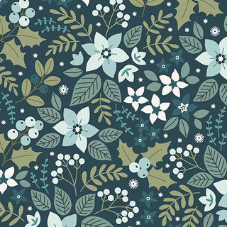 HOLLY AND HEARTH YULE TEAL