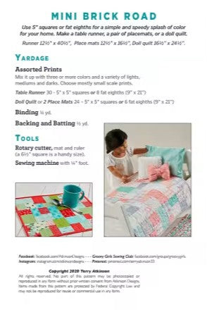 MINI BRICK ROAD - ATKINSON DESIGNS