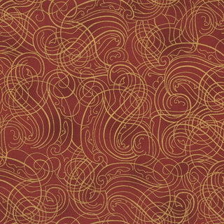 CHRISTMAS WISH SCARLET GOLD Y7824-78G