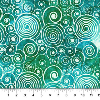 ABSTRACTION SWIRLS TURQUOISE 83814-62