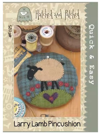 LARRY LAMB PINCUSHION - HATCHED AND PATCHED