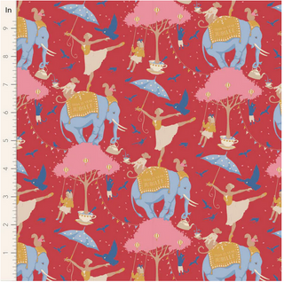 100543 CIRCUS LIFE JUBILEE RED TILDA