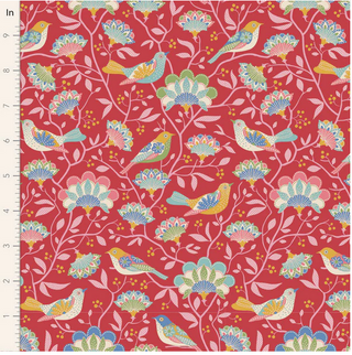 100544 BIRD TREE RED TILDA