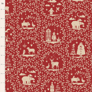 MERRY LITTL CHRSTMS 100625 PAPERSCENES BURGUNDY