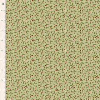 MERRY LITTLE CHRISTMAS MISTLETOE PISTACHIO 100633