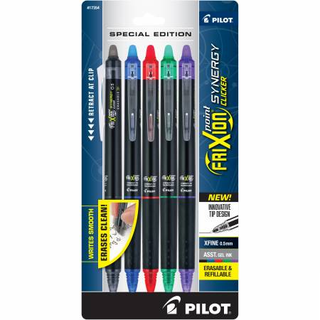 Frixion Point Synergy Clicker ~ Assorted (5 Pack)