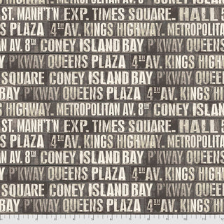 SUBWAY SIGNS CHARCOAL