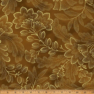 CROWN AND VINE BROWN GOLD Y7818-6G