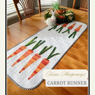 CARROT RUNNER BY KAREN MONTGOMERY PATTERN