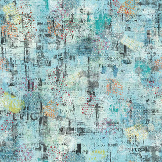 FREE FALLIN PAPER MATCH TURQUOISE 9026-71
