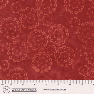 JDJ HENNA RED DOILIES BATIK 3783Q-X