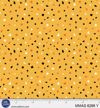MIDNIGHT MASQUERADE CONFETTI TOSS YELLOW
