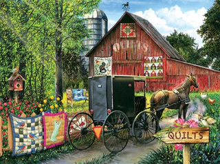 PUZZLE AMISH QUILT SALE 1000PC