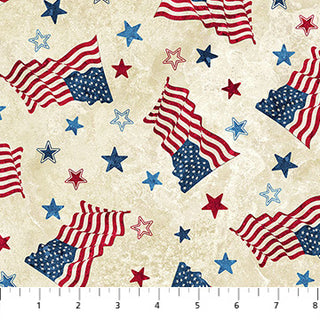 STARS AND STRIPES FLAG AND STARS 29042-12