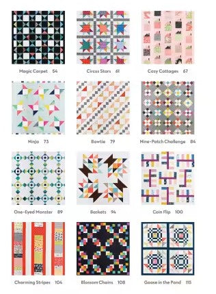 JUST ONE CHARM PACK QUILTS - CHERYL BRICKEY