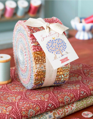 TILDA SANCTUARY FABRIC ROLL 2.5 IN STRIPS 40PCS