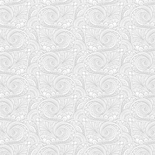 GEO SWIRLS WHITE HUE-C3788