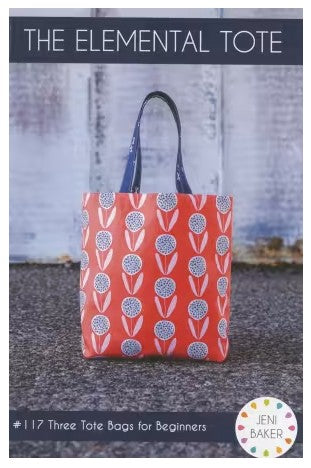THE ELEMENTAL TOTE THREE TOTE BAGS FOR BEGINNERS JENI BAKER
