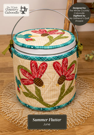 Caboodle Canister Cozies  Machine Embroidery - June 2026