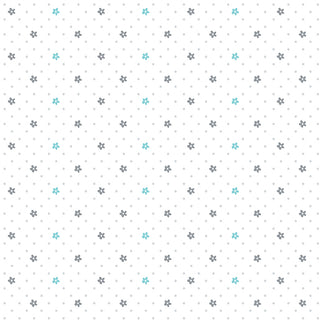 DOODLE BABY FLANNEL SWEET DOT FLOWER TURQ/WHT 13232F81B