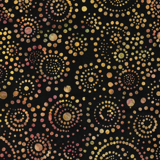 DOTS AND SWIRLS BLACK