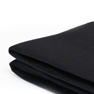 SOFT AND STABLE, BLACK, 18" X 58"