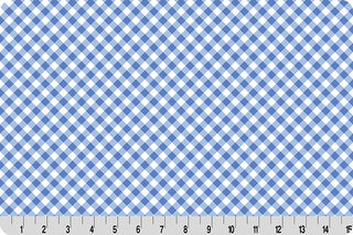 COTTAGE ROSE LANE GINGHAM QUILTING CUDDLE BLUE BONNET 44" QCCRGINGHAMBLU