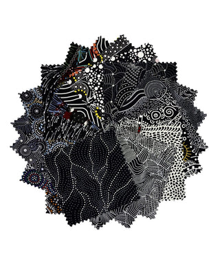 DREAMING LAYER CAKE BLACK