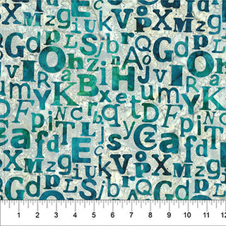 ABSTRACTION ALPHA TEAL 83810-63