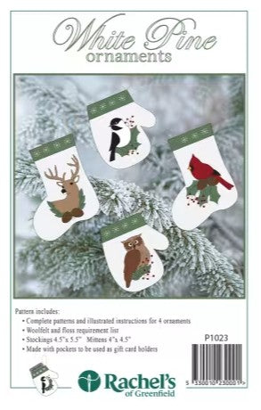 WHITE PINE, ORNAMENTS PATTERN RACHEL OF GREENFIELD