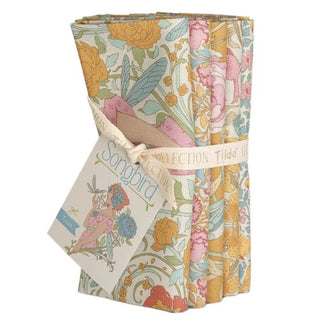TILDA SONGBIRD FAT QUARTER BUNDLE - YELLOW