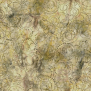 SWIRLY DOTS MULTI GREEN YELLOW GLACIER
