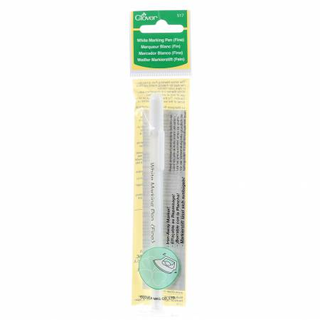 Water Soluble or Iron Off Marking Pen ~ White