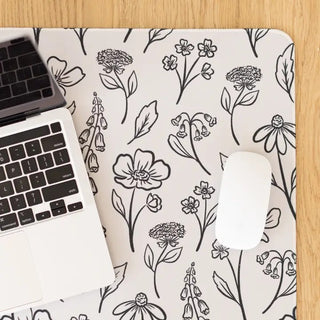 PRESSED FLORAL DESK PAD SMALL