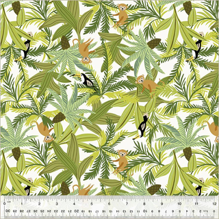 54668F-3 KING OF THE JUNGLE CANOPY IVORY