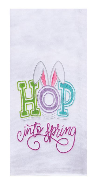 TERRY TOWEL HOP INTO SPRING
