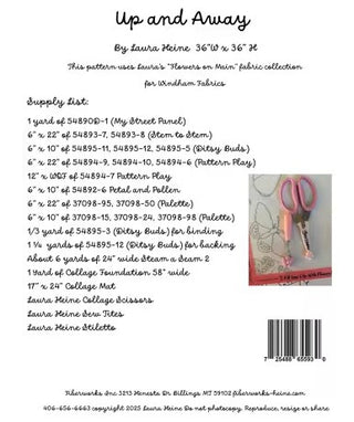 UP AND AWAY COLLAGE - LAURA HEINE, FIBERWORKS