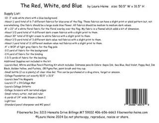 THE RED WHITE AND BLUE LAURA HEINE COLLAGE PATTERN