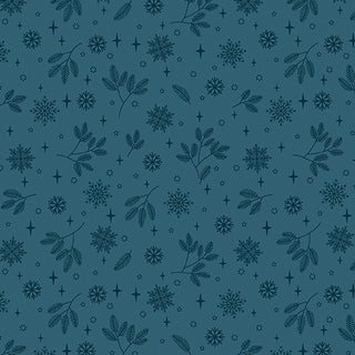 HOLLY AND HEARTH FLURRIES TEAL