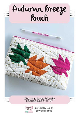 AUTUMN BREEZE POUCH PATTERNS-SEW LUX FABRIC SLF2210