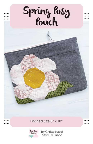 SPRING POSY POUCH PATTERN BY CHRISSY LUX