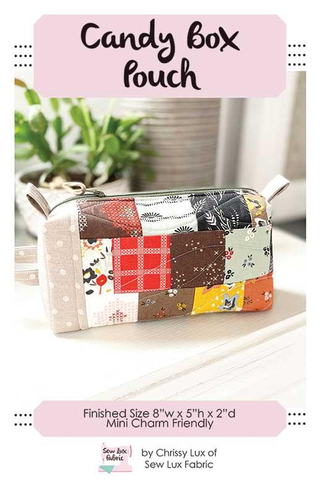 CANDY BOX POUCH KIT WITH PATTERN AND ZIPPER