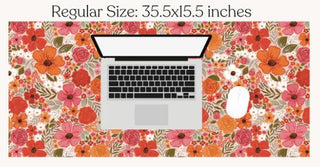 ROSEWOOD BLOOMS DESK PAD