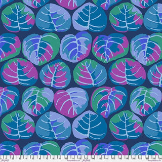 PALM LEAVES BLUE PWGP208.BLUE